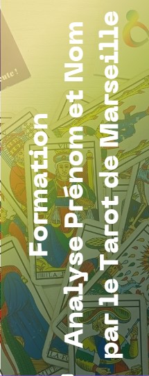 Formation: Analyse prénom et nom par le tarot de Marseille